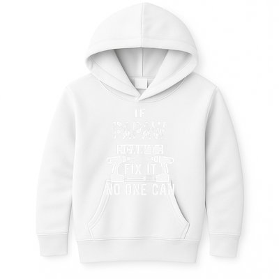 If Papaw Can't Fix It No One Can Grandpa Kids Hoodie
