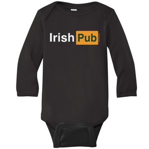 Irish Pub Chowdaheadz Baby Long Sleeve Bodysuit