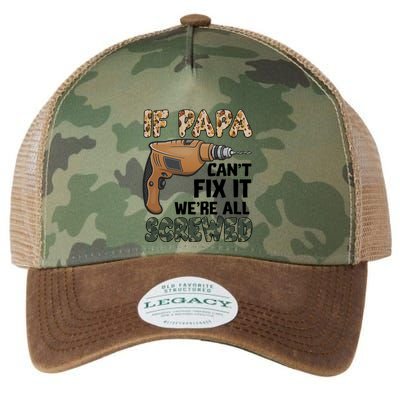 If Papa Can't Fix It We're All Screwed Father's Day Legacy Tie Dye Trucker Hat