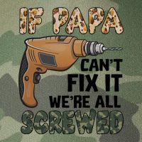 If Papa Can't Fix It We're All Screwed Father's Day Legacy Tie Dye Trucker Hat