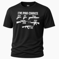 I'm Pro Choice Pick Your Caliber Pro Gun 2a Supporter Gift Cooling Performance Crew T-Shirt