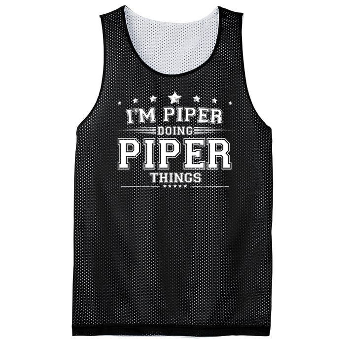 Im Piper Doing Piper Things Mesh Reversible Basketball Jersey Tank