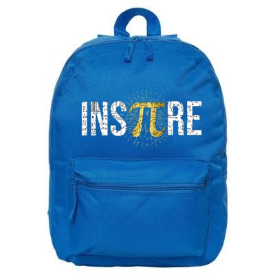 Inspire Pi Day 3 14 Symbol Math Teacher Science Nerd Geek Gift 16 in Basic Backpack