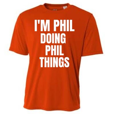 IM Phil Doing Phil Things Cooling Performance Crew T-Shirt