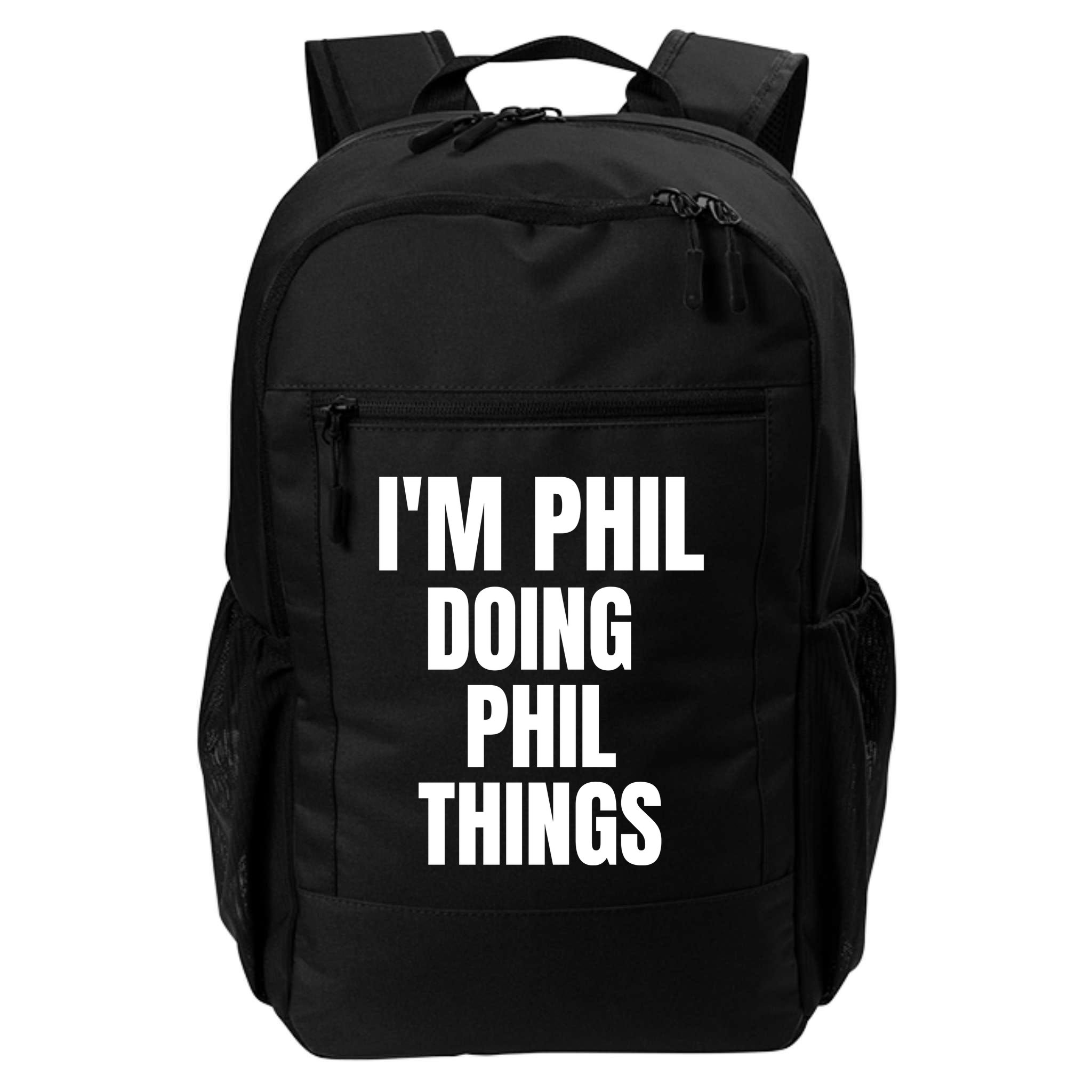 IM Phil Doing Phil Things Backpack