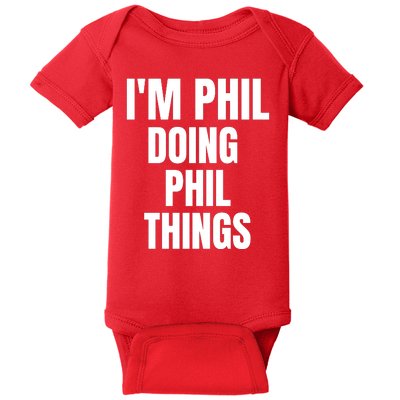 IM Phil Doing Phil Things Baby Bodysuit