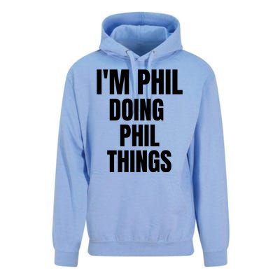 IM Phil Doing Phil Things Unisex Surf Hoodie