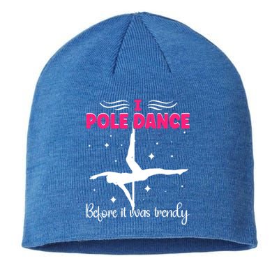 I Pole Dance Before It Was Trendy Pole Dancing Pole Dancer Gift Sustainable Beanie