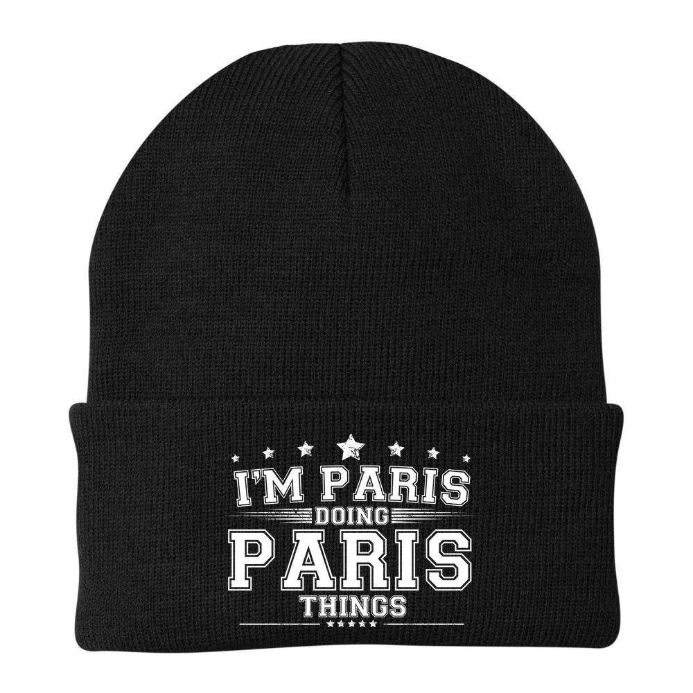 Im Paris Doing Paris Things Beanie