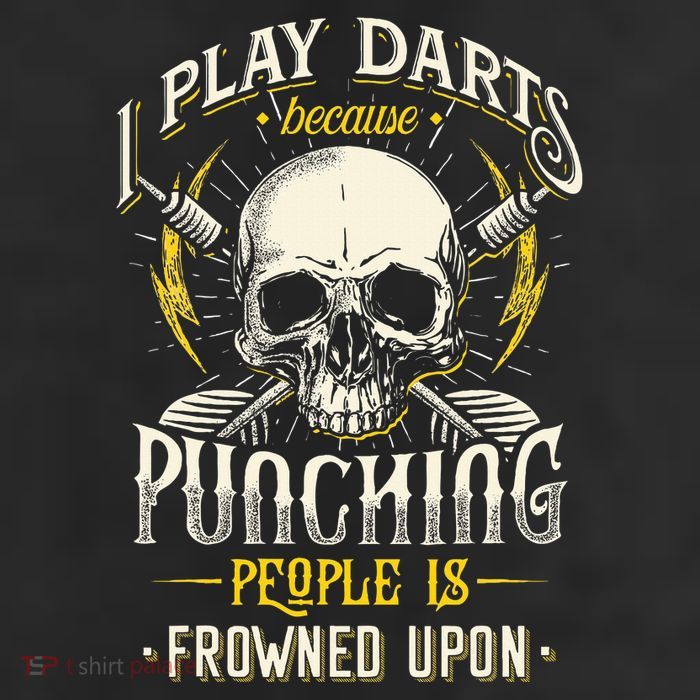 I Play Darts Because Punching People Is Frowned Upon Adult Drive Performance Visor