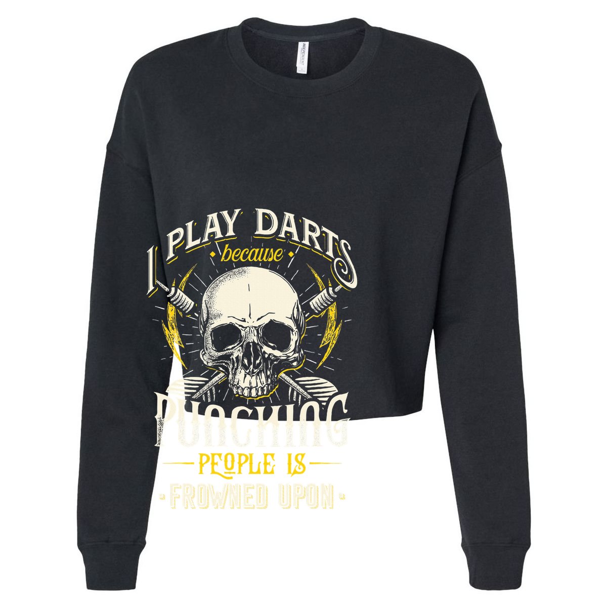 I Play Darts Because Punching People Is Frowned Upon 12oz Stainless Steel Coffee Mug