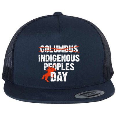 Indigenous Peoples Day Not Columbus Day Native Indian Flatbill Hat