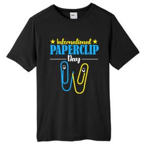 International Paperclip Day 29th May Papeclip Day Gift Tall Fusion ChromaSoft Performance T-Shirt