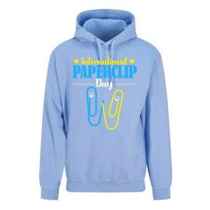 International Paperclip Day 29th May Papeclip Day Gift Unisex Surf Hoodie