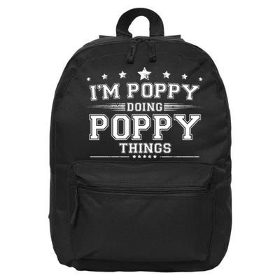 Im Poppy Doing Poppy Things 16 in Basic Backpack