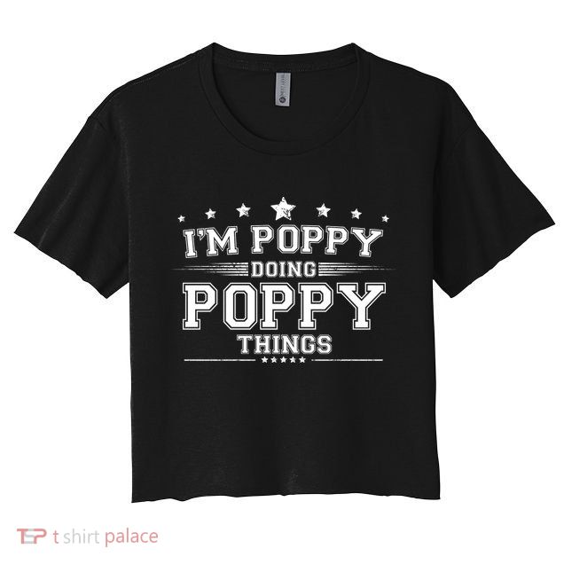 Im Poppy Doing Poppy Things Crop Top