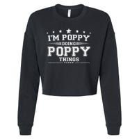 Im Poppy Doing Poppy Things Cropped Pullover Crew