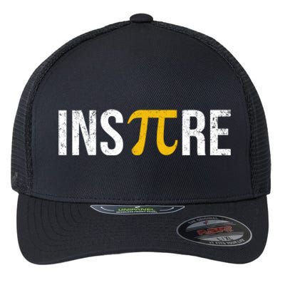 Inspire Pi Day 3 14 Math National Pi Day For Student Teacher Funny Gift Flexfit Unipanel Trucker Cap