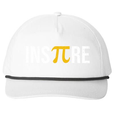 Inspire Pi Day 3 14 Math National Pi Day For Student Teacher Funny Gift Snapback Five-Panel Rope Hat