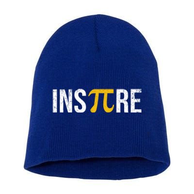 Inspire Pi Day 3 14 Math National Pi Day For Student Teacher Funny Gift Short Acrylic Beanie