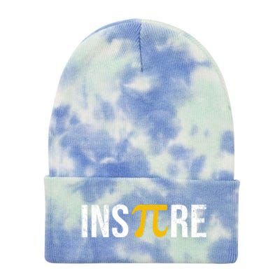 Inspire Pi Day 3 14 Math National Pi Day For Student Teacher Funny Gift Tie Dye 12in Knit Beanie