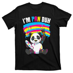 I'm Pan Duh Panda Pansexual Pride Rainbow LGBT T-Shirt