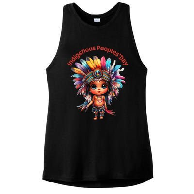 Indigenous PeopleS Day Celebration Ladies PosiCharge Tri-Blend Wicking Tank