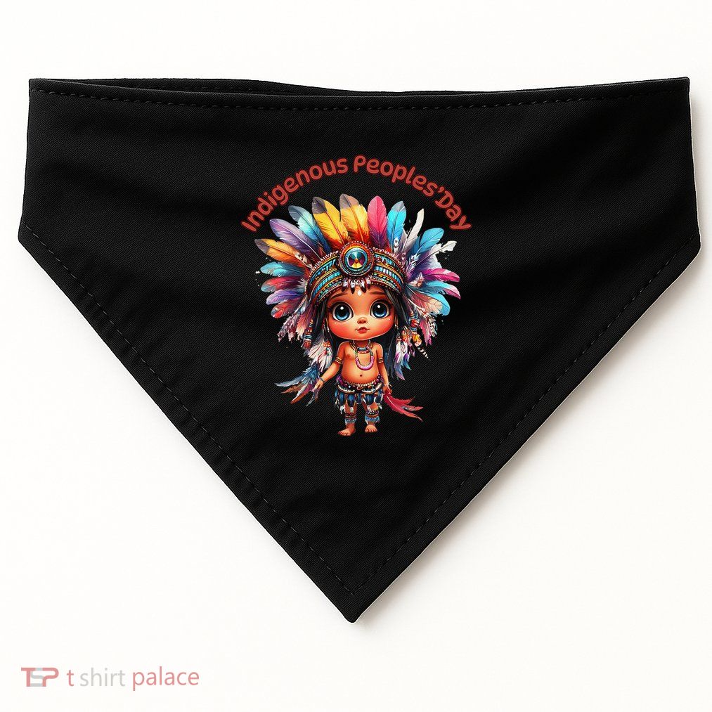 Indigenous PeopleS Day Celebration USA-Made Doggie Bandana