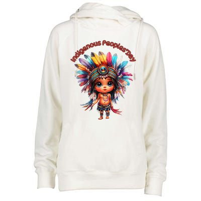 Indigenous PeopleS Day Celebration Womens Funnel Neck Pullover Hood