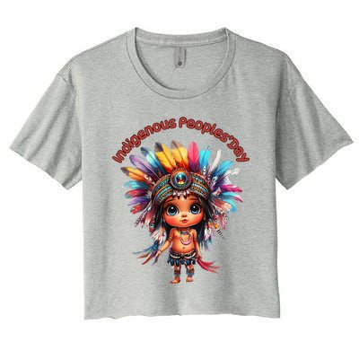 Indigenous PeopleS Day Celebration Women's Crop Top Tee