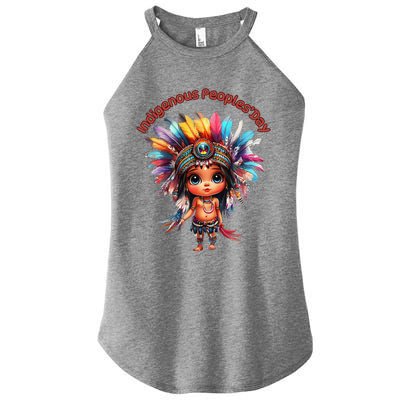 Indigenous PeopleS Day Celebration Women's Perfect Tri Rocker Tank