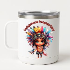 Indigenous PeopleS Day Celebration 12 oz Stainless Steel Tumbler Cup