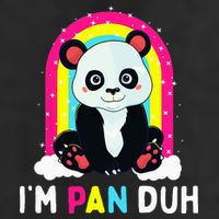 I'm Pan Duh Pansexual Pride Panda Rainbow Flag LGBT Gift 11oz C Handle Ceramic Mug