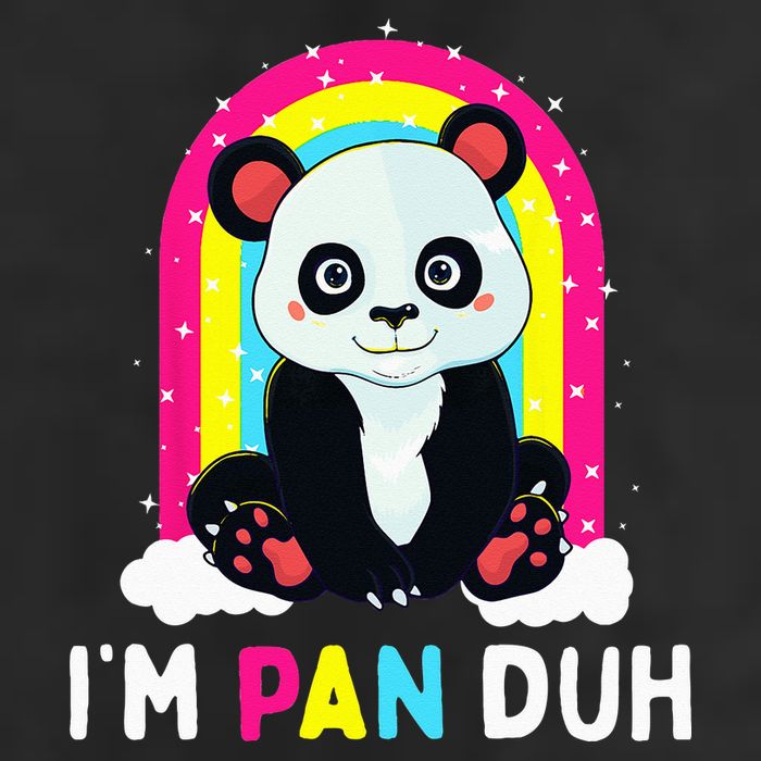 I'm Pan Duh Pansexual Pride Panda Rainbow Flag LGBT Gift 11oz C Handle Ceramic Mug