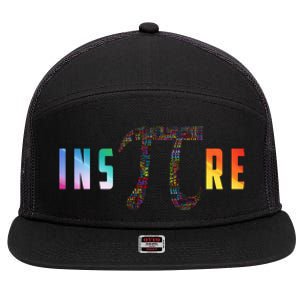 Inspire Pi Day 7 Panel Mesh Trucker Snapback Hat