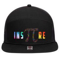 Inspire Pi Day 7 Panel Mesh Trucker Snapback Hat