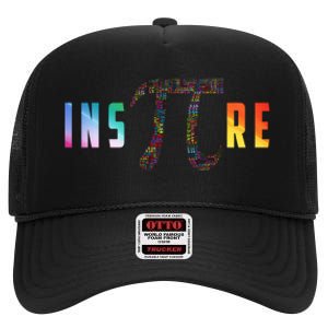 Inspire Pi Day High Crown Mesh Back Trucker Hat