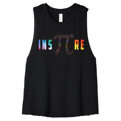 Inspire Pi Day Women's Racerback Cropped Tank