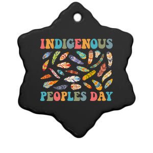 Indigenous Peoples Day Ceramic Star Ornament