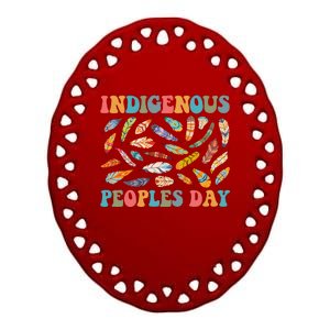 Indigenous Peoples Day Ceramic Oval Ornament