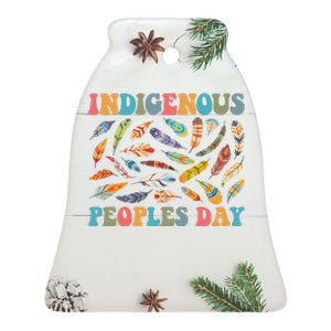 Indigenous Peoples Day Ceramic Bell Ornament