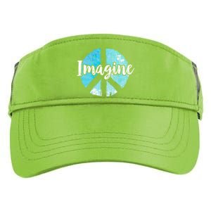 International Peace Day Imagine Funny Love World Graphic Gift Adult Drive Performance Visor