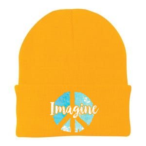 International Peace Day Imagine Funny Love World Graphic Gift Knit Cap Winter Beanie