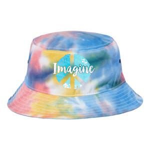 International Peace Day Imagine Funny Love World Graphic Gift Tie Dye Newport Bucket Hat