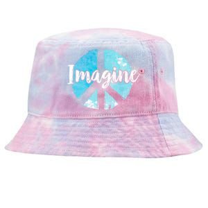 International Peace Day Imagine Funny Love World Graphic Gift Tie-Dyed Bucket Hat