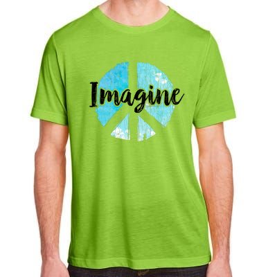 International Peace Day Imagine Funny Love World Graphic Gift Adult ChromaSoft Performance T-Shirt