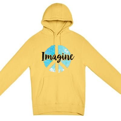 International Peace Day Imagine Funny Love World Graphic Gift Premium Pullover Hoodie