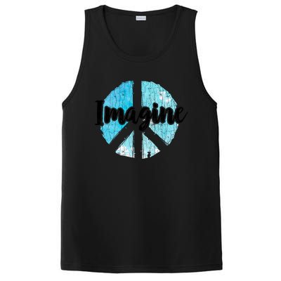 International Peace Day Imagine Funny Love World Graphic Gift PosiCharge Competitor Tank