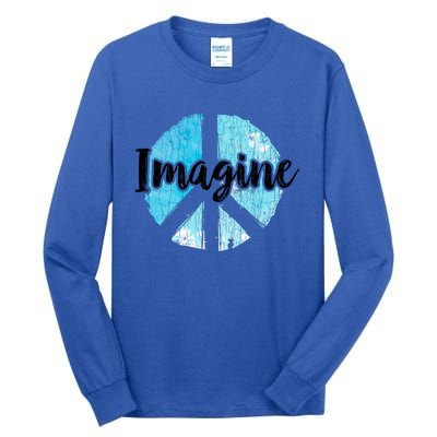 International Peace Day Imagine Funny Love World Graphic Gift Tall Long Sleeve T-Shirt