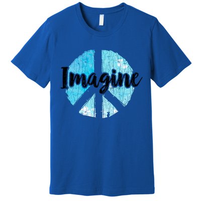 International Peace Day Imagine Funny Love World Graphic Gift Premium T-Shirt